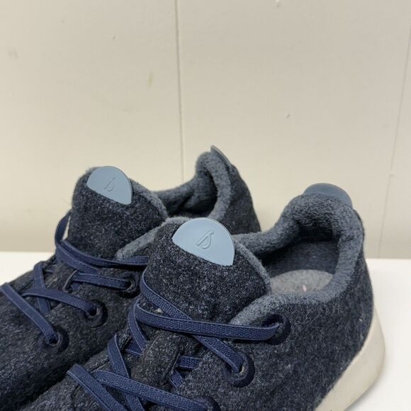 Allbirds Wool Runner Mizzle Athletic Lace Up Running Shoe Blue Mens Size 11 GUC - Picture 3 of 10